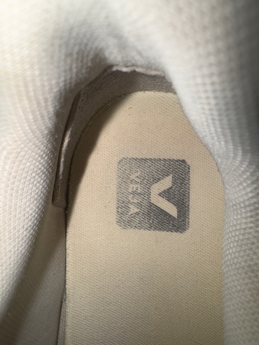 Veja Off-White and Light Gray Low-Top Sneakers - Picture 10 of 10